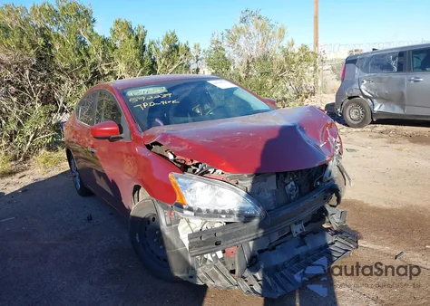 2015 Nissan Sentra Fe+ S/S/Sl/Sr/Sv z USA, uszkodzony, nr VIN 3N1AB7AP4FY257747